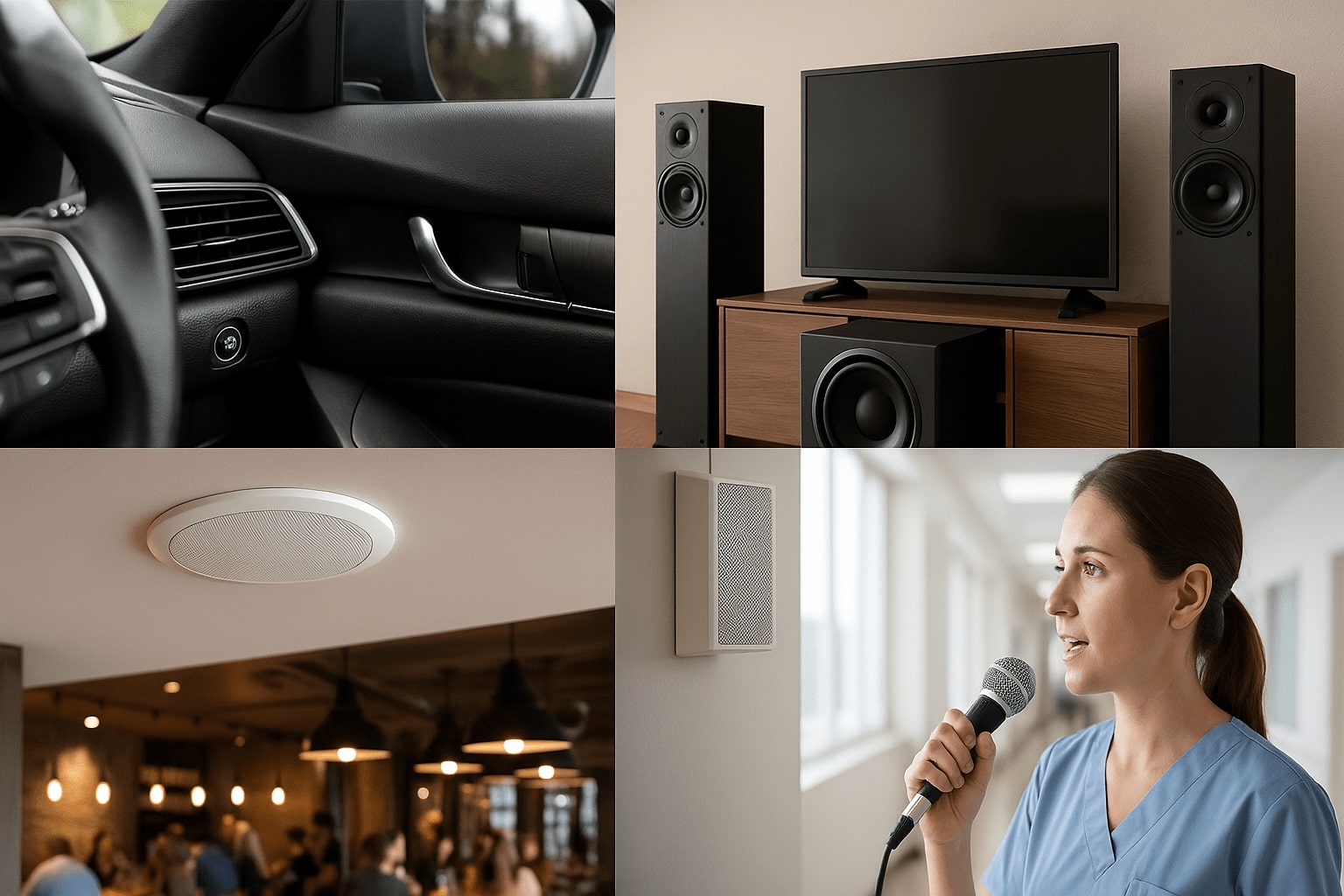 انواع سیستم های صوتی 